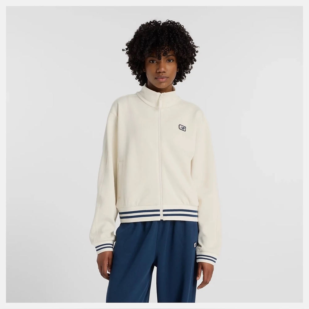 New Balance Post Season Pique Track Jacket bomber Jacket